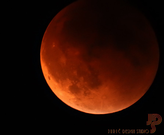 Eclipsed Blood Moon