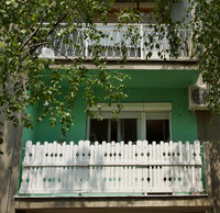Picket Fence on the Building