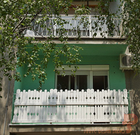 Picket Fence on the Building