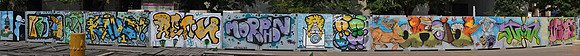 Graffiti in the Subotica downtown