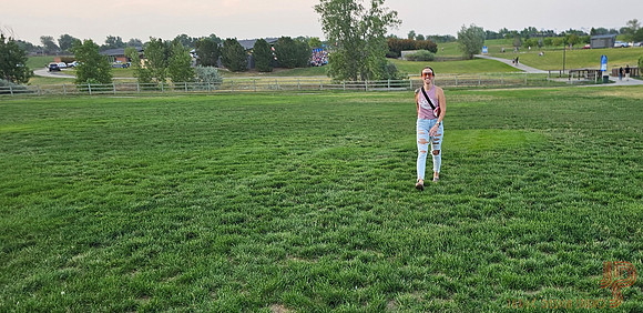 alone in a field